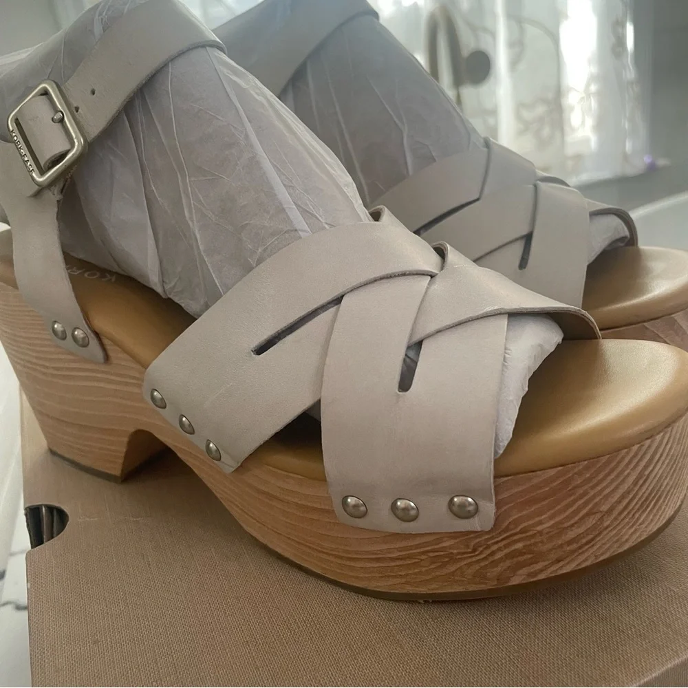 Kork-Ease Anthropologie Wausau ~Platform Sandals Anthropologie Size 10